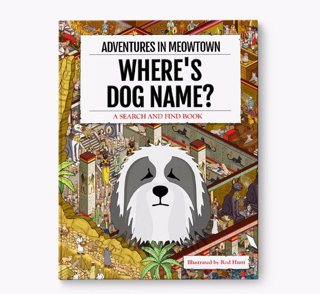 Personalised Bearded Collie Book: Where's Bearded Collie? Volume 2
